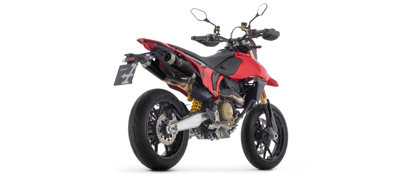 ARROW PRO-RACE Edelstahl schwarz DUCATI HYPERMOTARD 698 MONO 24-