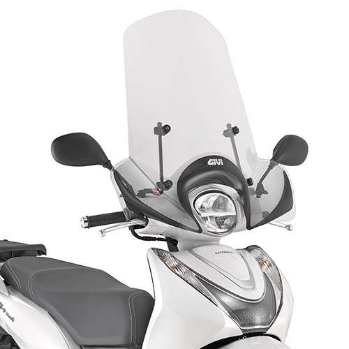 Windschild - transparent - 510 x 660 mm (HxB) - ohne ABE - für Honda SH Mode 125