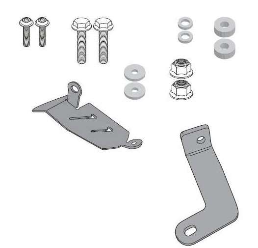 Kit für die Montage des TE2118 für Yamaha MT-07