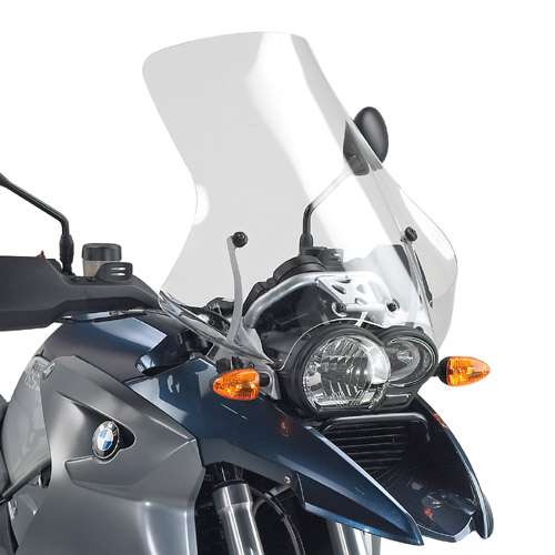Windschild transparent 440 mm hoch, 460 mm breit – für BMW F 650 GS / F 800 GS (08–17) – ohne ABE