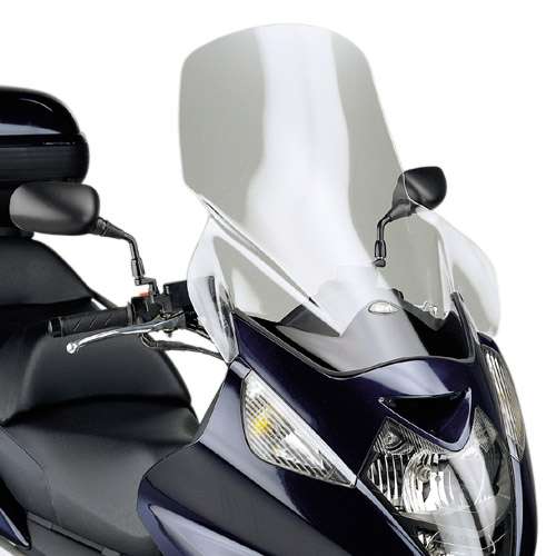 Windschild transparent, 630 mm hoch, 600 mm breit für Honda Modelle, ohne ABE